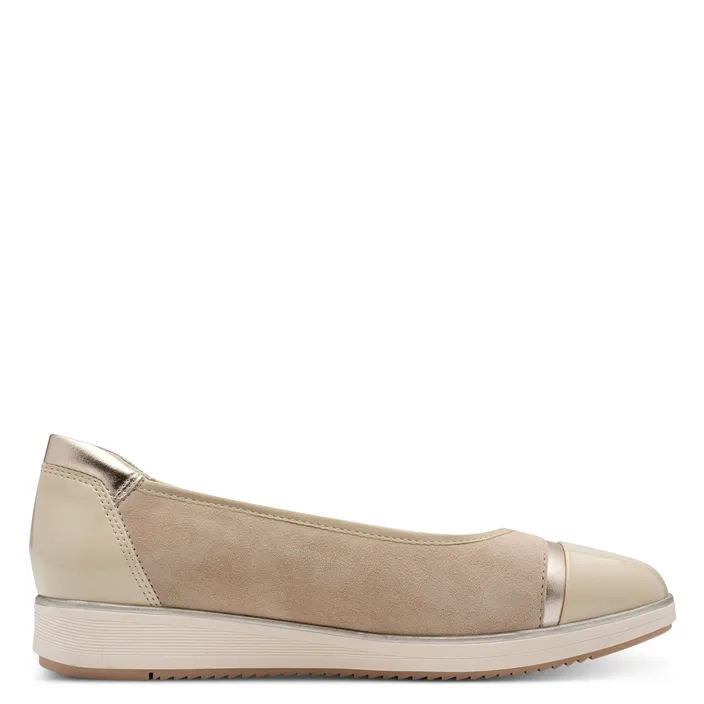 Tamaris Comfort Ballerines Beige