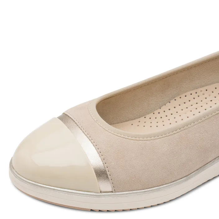 Tamaris Comfort Ballerines Beige