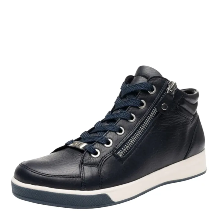 Ara Sneakers Blauw Leer