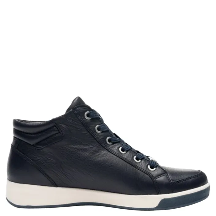 Ara Sneakers Blauw Leer