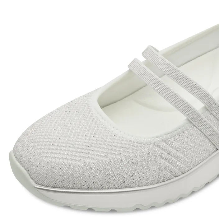 Marco Tozzi Ballerines Compensées Blanc
