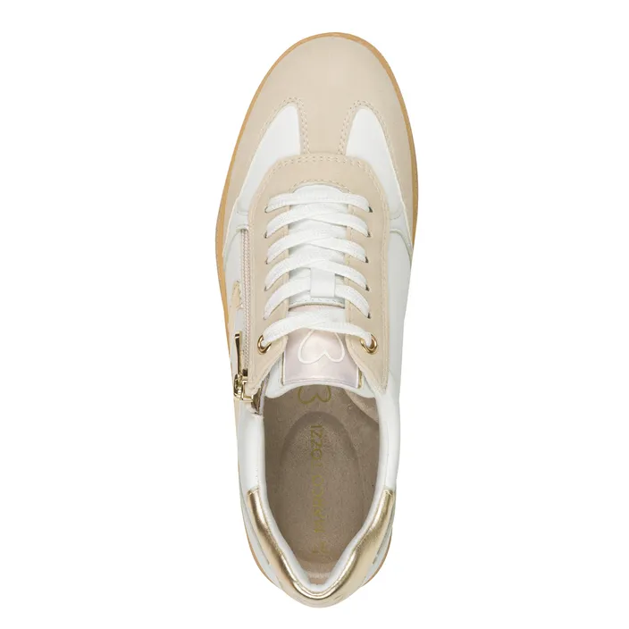 Marco Tozzi Sneakers White Gold