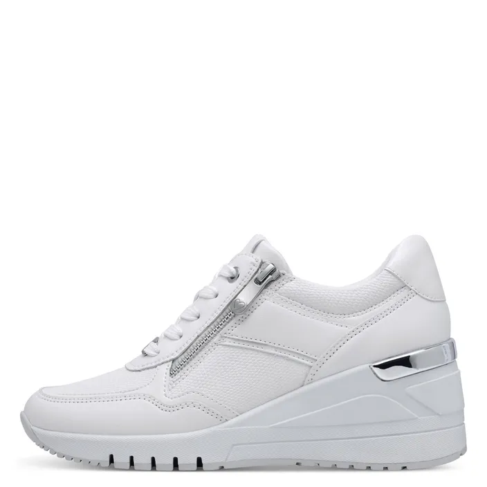 Marco Tozzi Sneakers compensées Blanc
