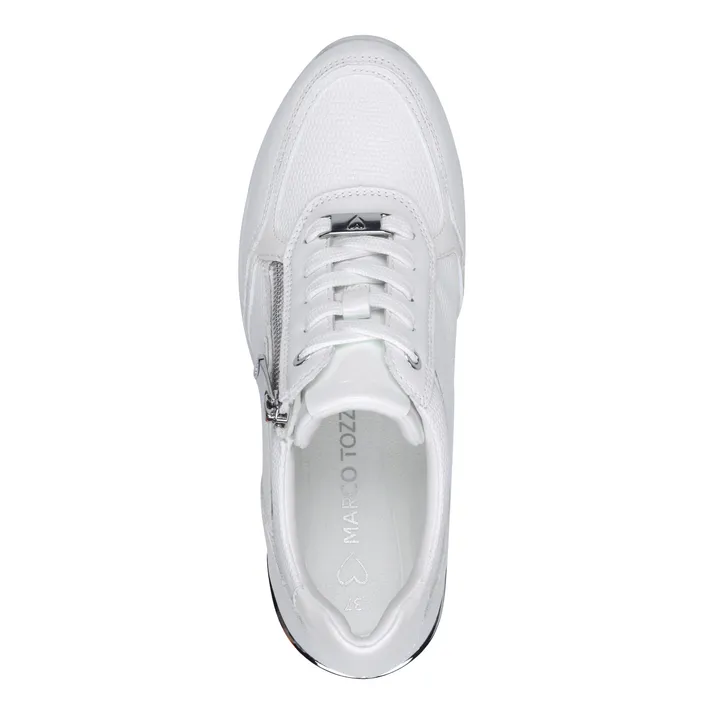 Marco Tozzi Sneakers compensées Blanc