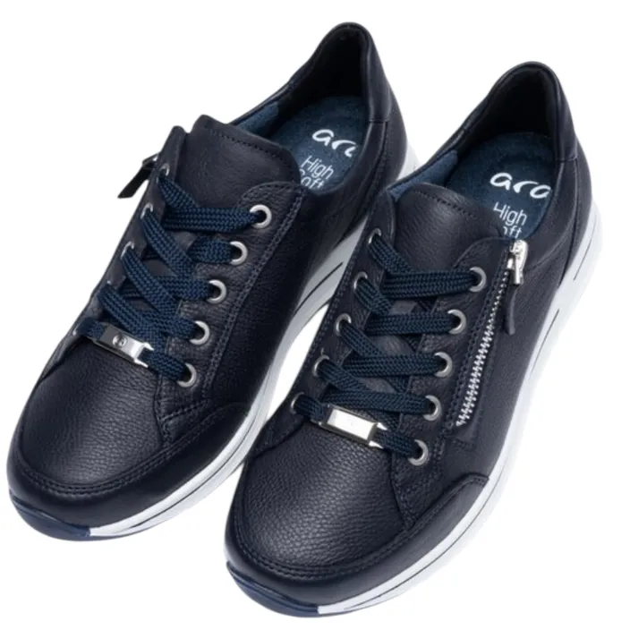 Ara Osaka 2.0 Sneakers Blau Leder