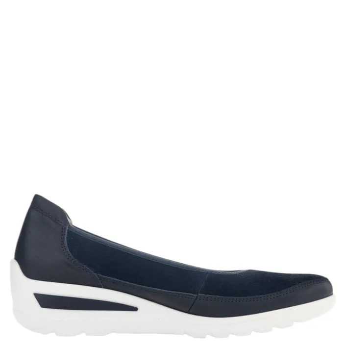 Ara Comfort Zürich 2.0 Ballerinas Blue Leather