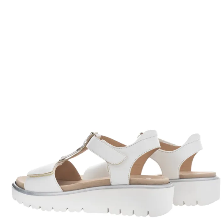 Ara Comfort Bilbao-S Sandals White Leather