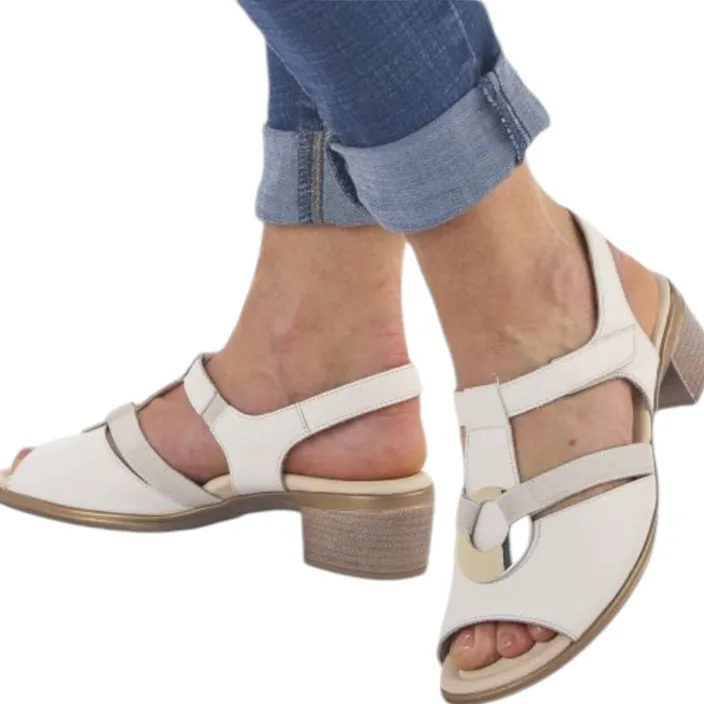 Ara Gano-S Sandales Crème Cuir