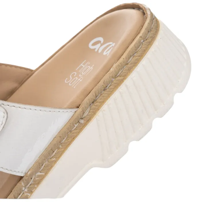 Ara Capri-S Mules White Leather