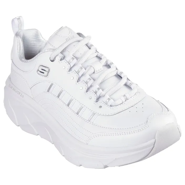 Skechers D'Lux Walker 2.0 Sneakers White Leather