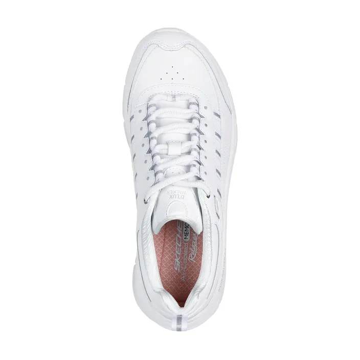 Skechers D'Lux Walker 2.0 Sneakers White Leather