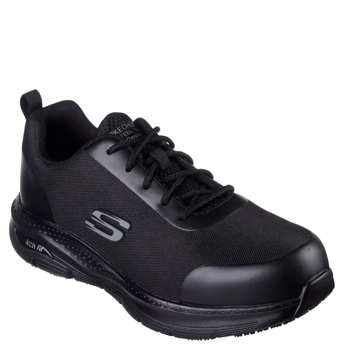 Skechers Arch Fit SR-Ringstap Veiligheidssneakers Zwart