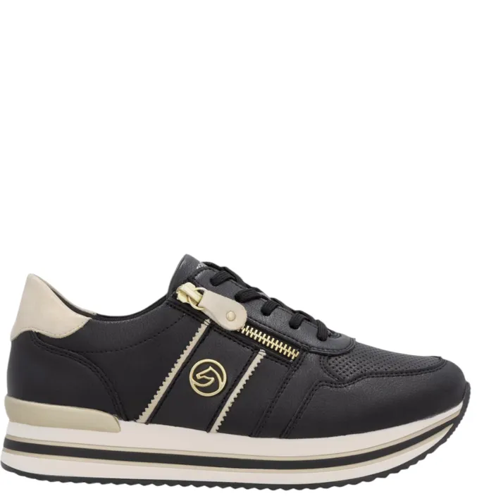 Remonte Rock-Alula-Dickson Sneakers Leather Black