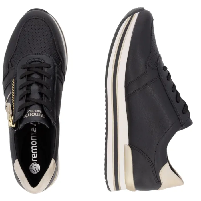 Remonte Rock-Alula-Dickson Sneakers Leather Black