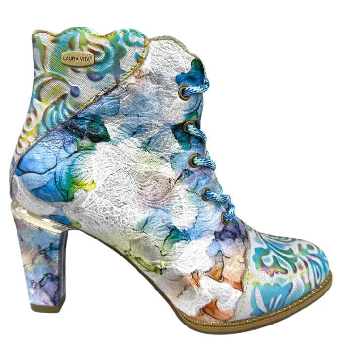 Laura Vita Alcbaneo Bottines Bleu Cuir