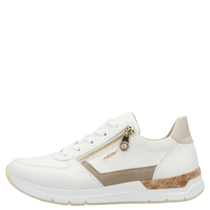 Rieker Ravi-Morelia Sneakers Leather White