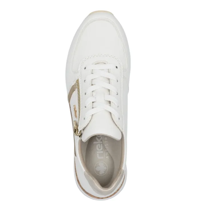 Rieker Ravi-Morelia Sneakers Leather White