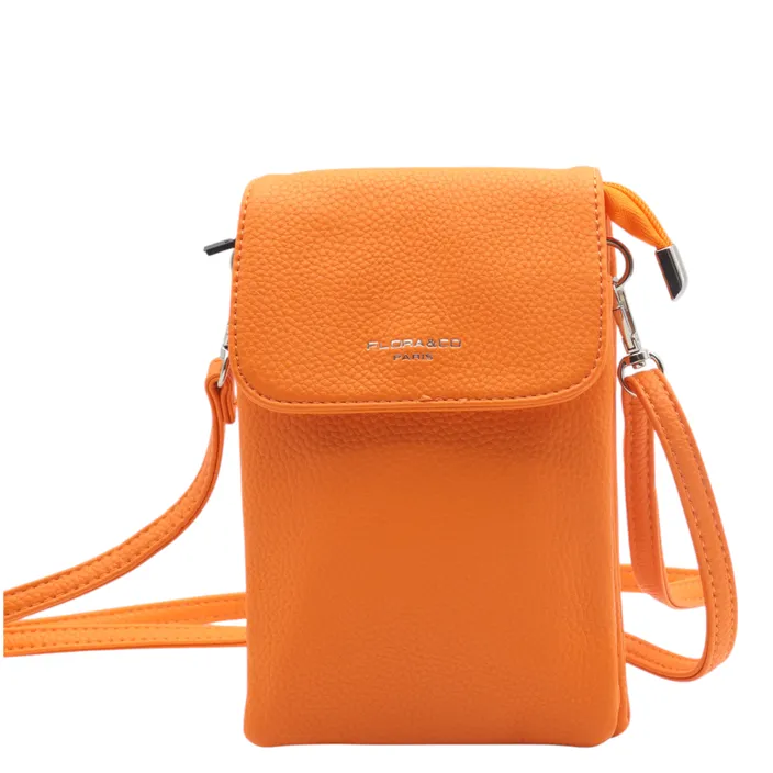 Sac bandoulière téléphone Orange