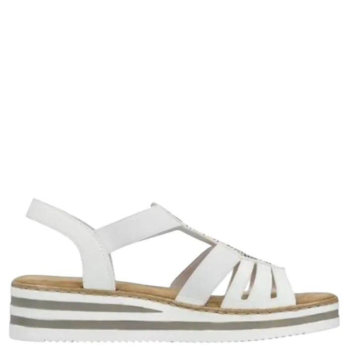 Rieker Alabama Sandals White