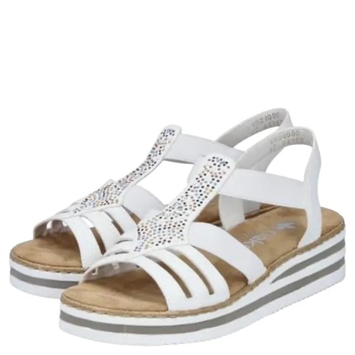 Rieker Alabama Sandals White