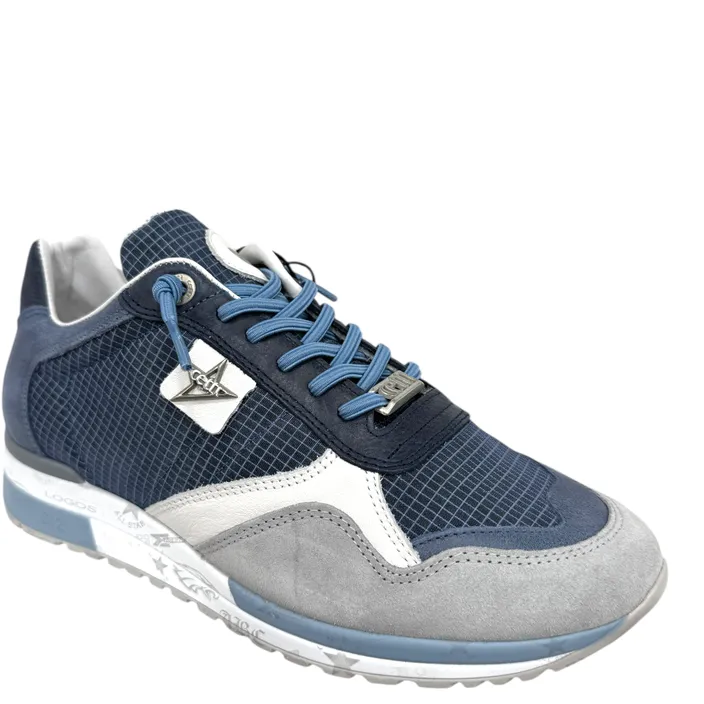 Cetti Sneakers Bleu Cuir