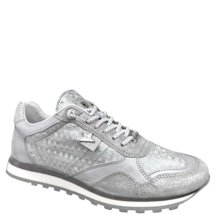 Cetti Sneakers Argent Cuir