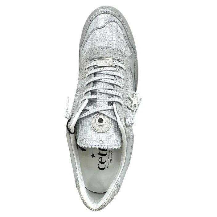 Cetti Sneakers Argent Cuir