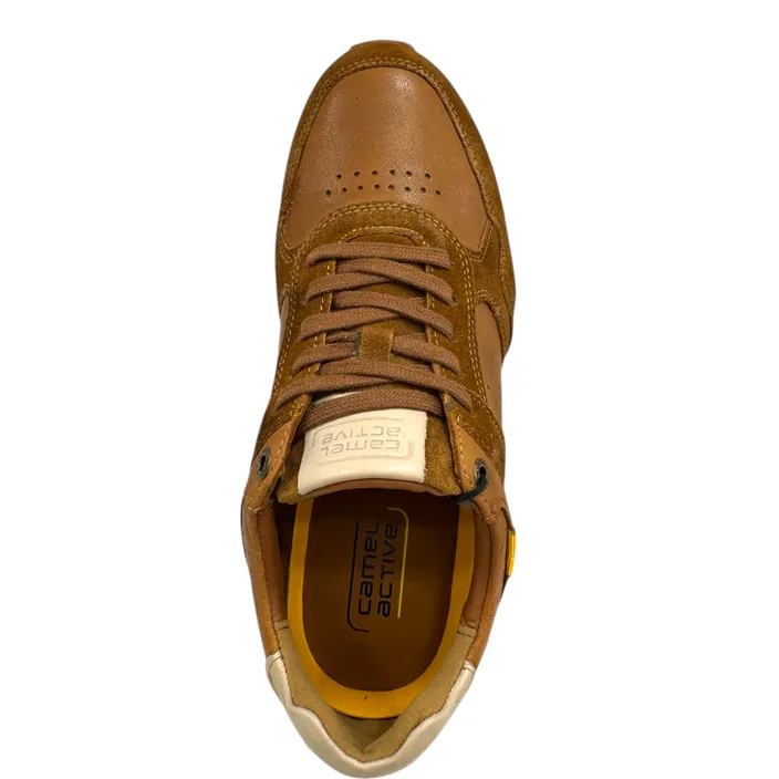 Camel active Sneakers Cuir Brun