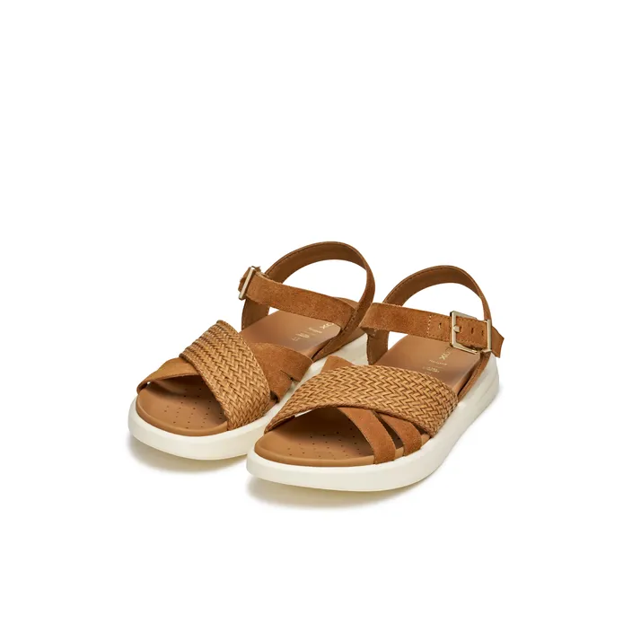 GEOX Respira Xand 2s Sandales Cuir Brun