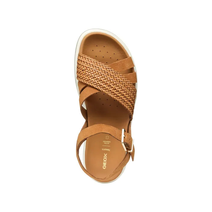 GEOX Respira Xand 2s Sandales Cuir Brun