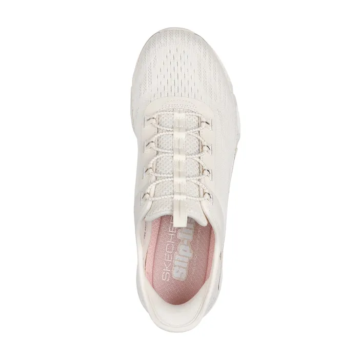 Skechers Slip-ins Glide-Step Gratify - Pace Sneakers Beige Suède