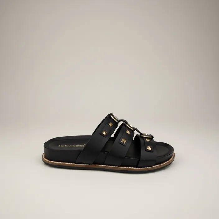 Les Tropéziennes Mules Chyrel Leather Black