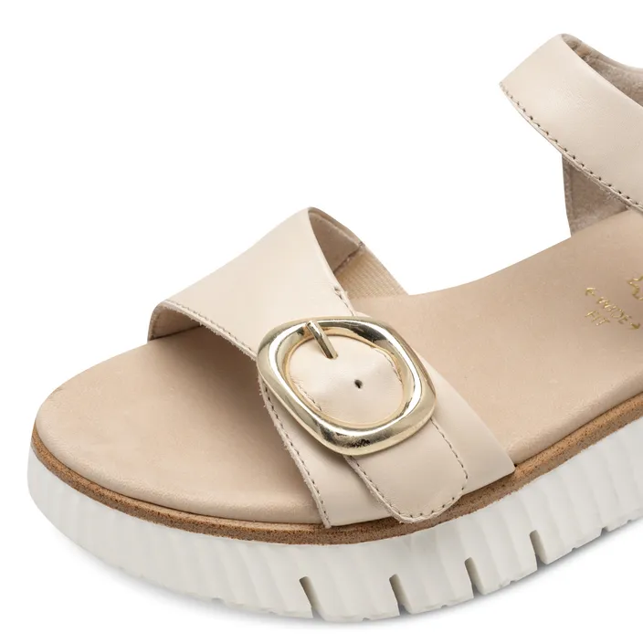 Tamaris Comfort Sandals Ivory Leather