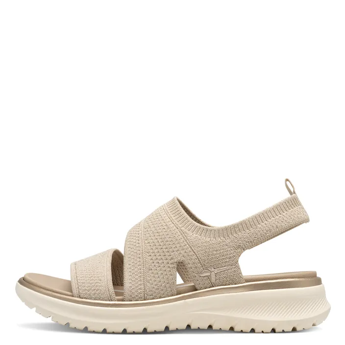 Tamaris Comfort Sandals Beige Textile