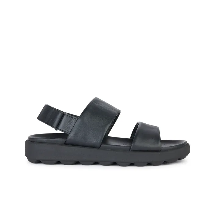GEOX Spherica Sandalen Zwart Leer