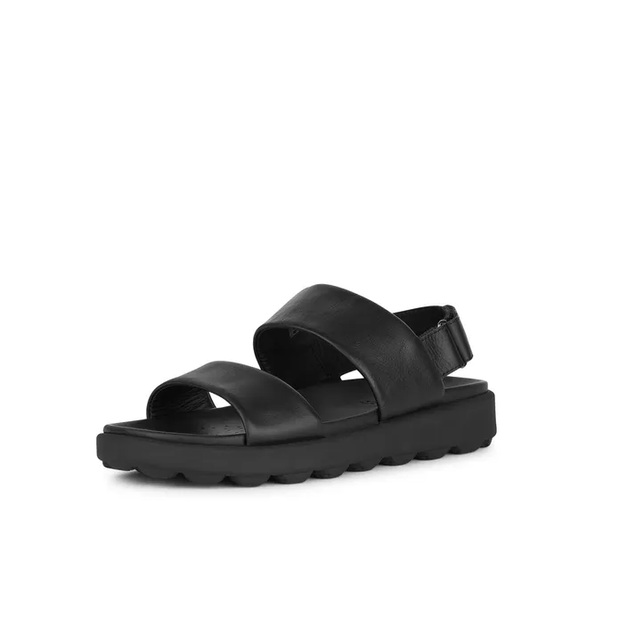 GEOX Spherica Sandalen Zwart Leer