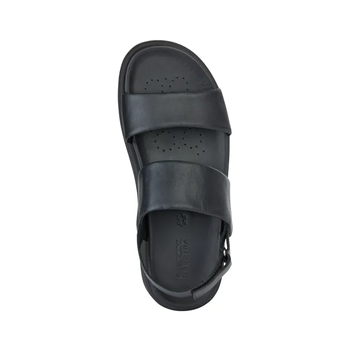 GEOX Spherica Sandalen Zwart Leer