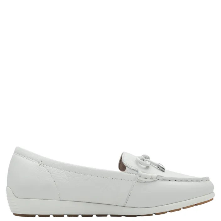 Tamaris Comfort Mocassins Blanc Cuir