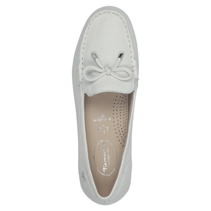 Tamaris Comfort Mocassins Blanc Cuir