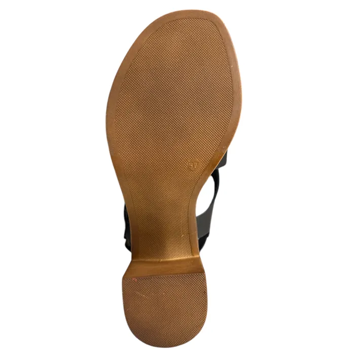 HEE Sandales Zwart Leer