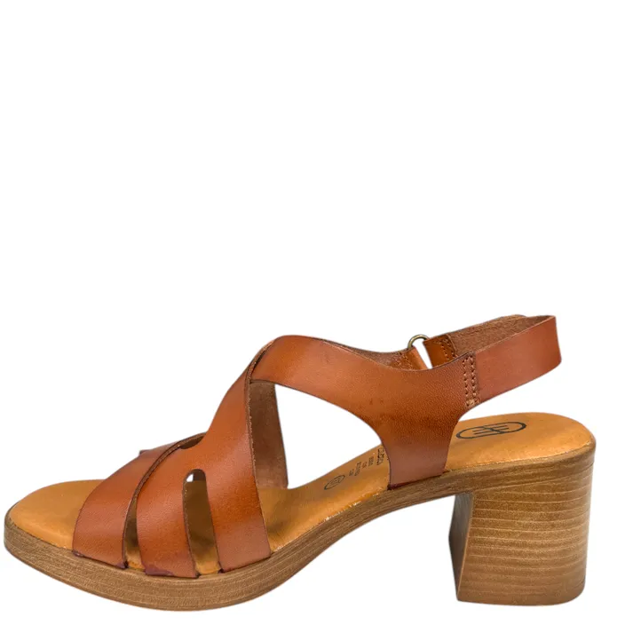 HEE Sandales Bruin Leer