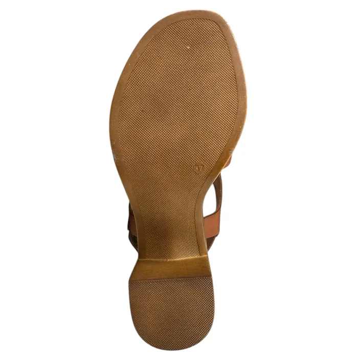 HEE Sandales Bruin Leer