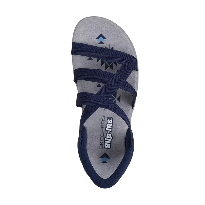 Skechers Reggae Slim Sandales Blauw Textiel
