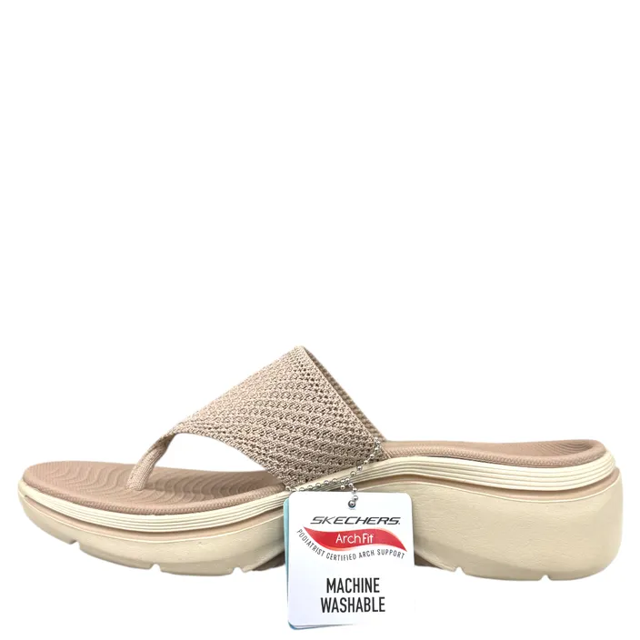 Skechers GO WALK Arch Fit 2.0 Tongs Taupe