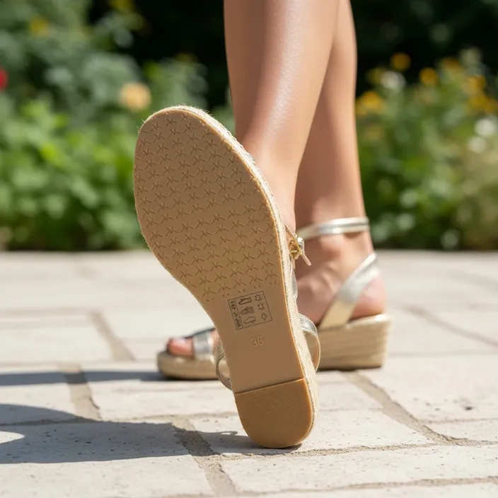 Les Tropéziennes Lili F Sandales Or Cuir