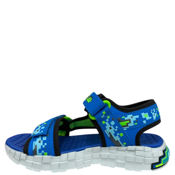 Skechers Mega-Splash 4K Sandalen Blauw
