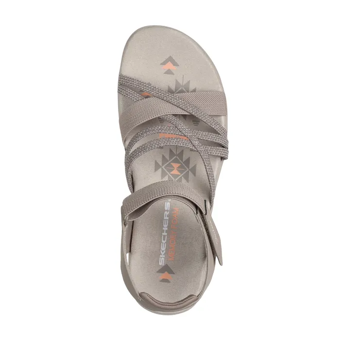Skechers Reggae Slim Meadow Grazer Sandalen Taupe