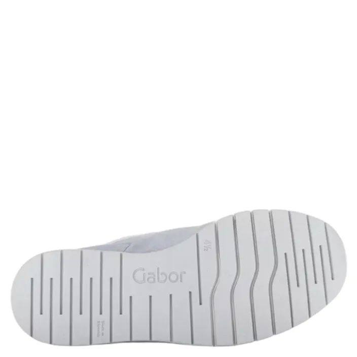 Gabor Comfort Sneakers Blauw Leer