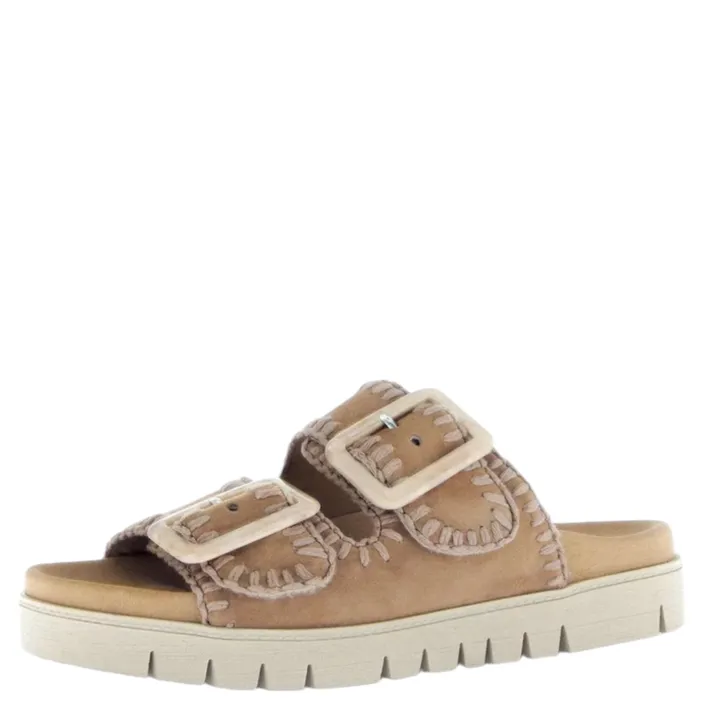 Gabor Comfort Mules Brown Suede