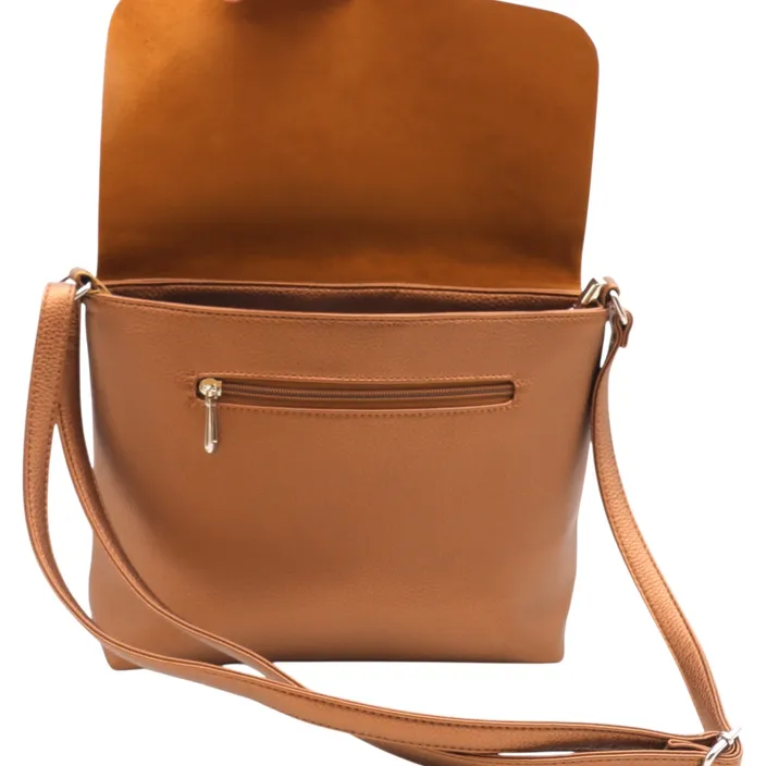Sac bandoulière épaule Camel